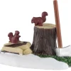 Accessoire Lemax Coupe du bois