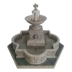 Accessoire Lemax (H20 cm) Fontaine d'eau modulaire Plaza