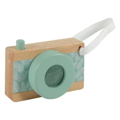 Appareil photo enfant bois (10 cm) Flash Multicolore