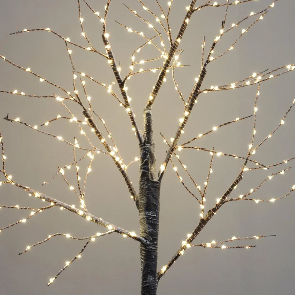 Arbre lumineux 300 Micro LED (H100 cm) Bouleau Cayden Blanc chaud