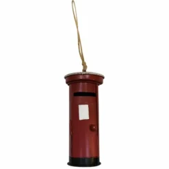Boite aux lettres de Noël (H12 cm) Rouge