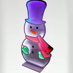 Bonhomme de neige lumineux Géant 735 LED (H180 cm) Infinity Multicolore