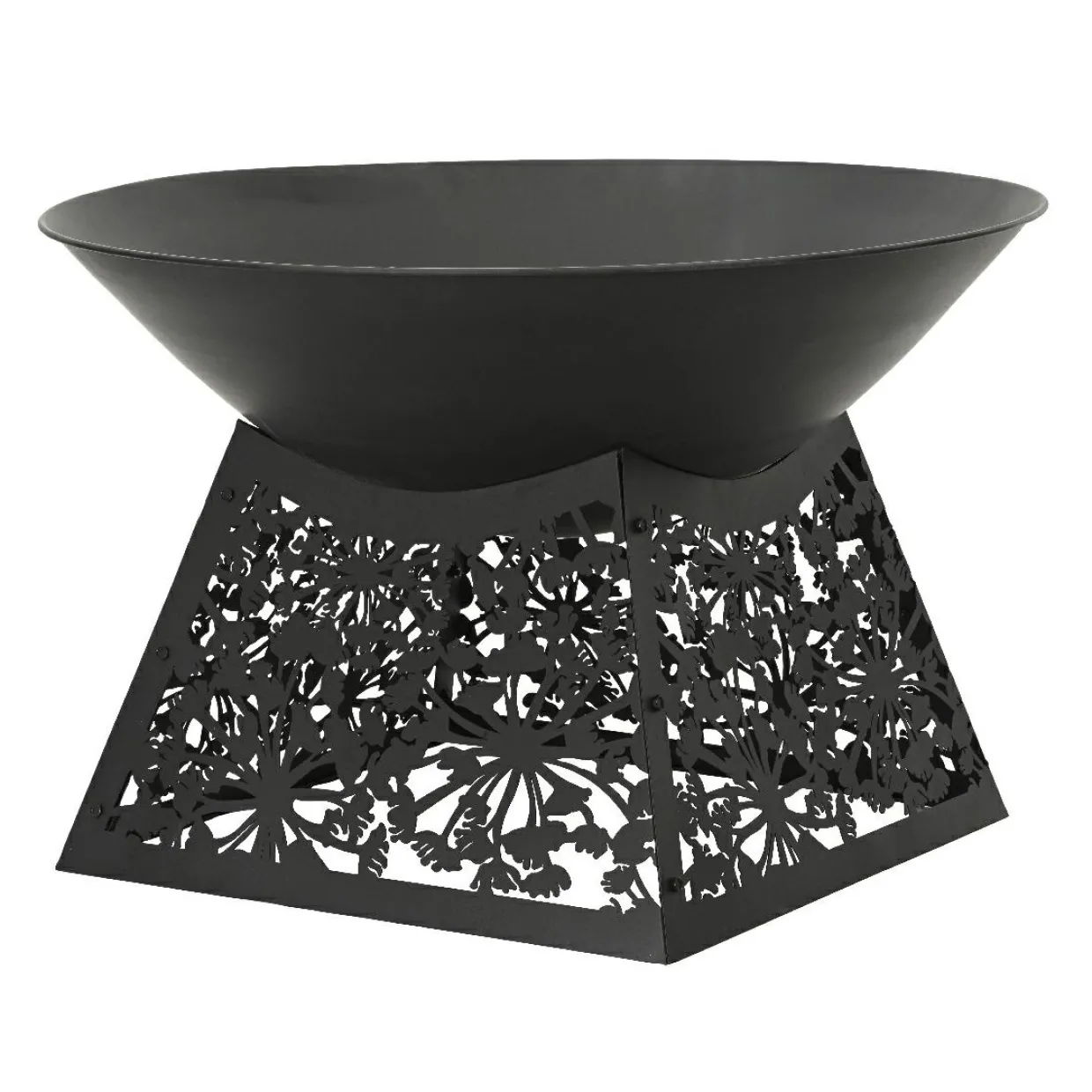 Braséro d'extérieur (D75 x H48 cm) Veracruz Noir