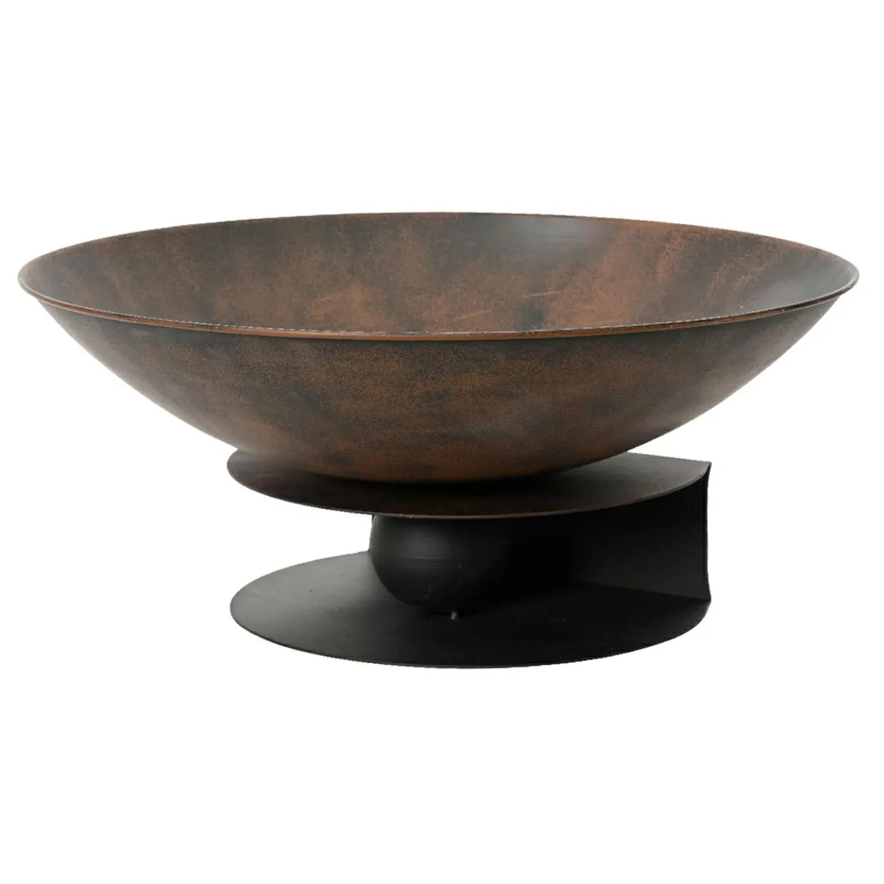 Braséro d'extérieur (D60 x H50 cm) Flambo Brun antique