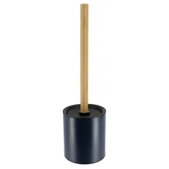 Brosse WC métal Purebamboo Bleu marine