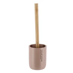Brosse WC polyrésine Purebamboo Cappuccino