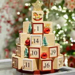 Calendrier de l'Avent à remplir Sapin festif Multicolore