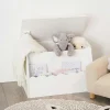 Coffre enfant bois (H38 cm) Evan Blanc