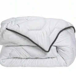Couette très chaude enveloppe percale de coton (200 x 200 cm) Galaxie Blanche