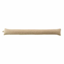 Coussin bas de porte bouclette (80 x 10 cm) Wooly Beige