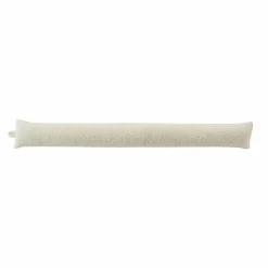 Coussin bas de porte bouclette (80 x 10 cm) Wooly Ecru