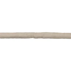 Coussin bas de porte simple jute (80 cm) Clément Beige