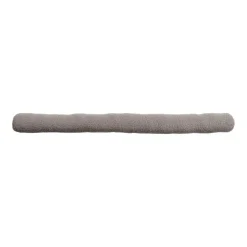 Coussin bas de porte simple bouclette (80 cm) Lucien Gris clair