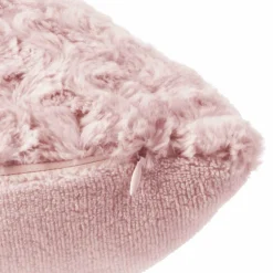 Coussin carré (45 x 45 cm) Bouclée Rose