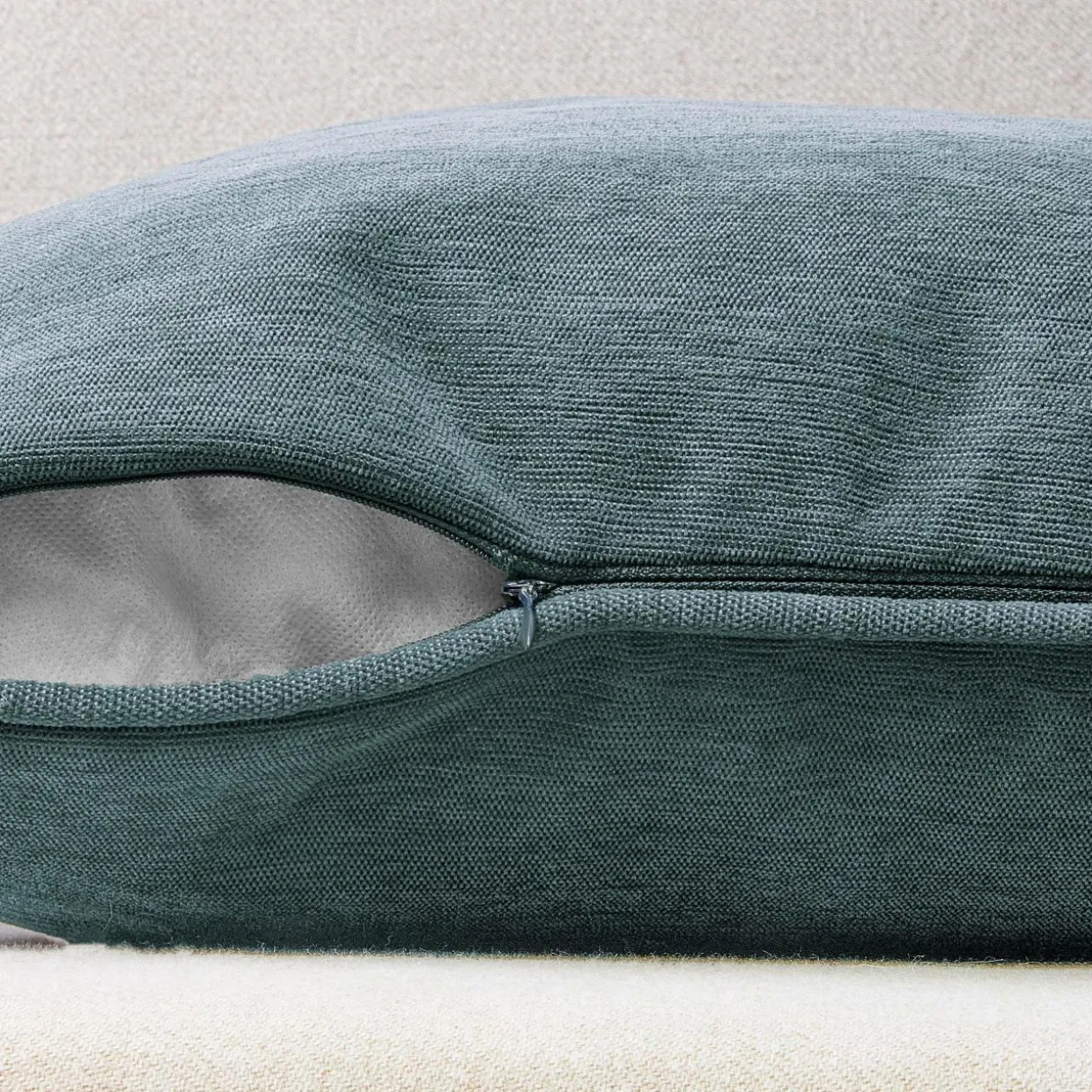 Coussin carré (50 x 50 cm) Minuit Gris bleu