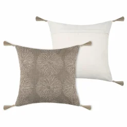 Coussin carré coton (40 cm) Sultan Marron