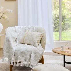 Coussin carré coton (45 x 45 cm) Majestia Beige