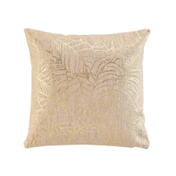 Coussin carré coton (40 x 40 cm) Solea Or