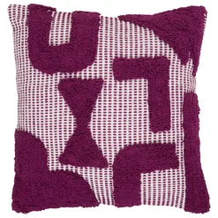 Coussin carré coton (50 x 50 cm) Poppy Violet
