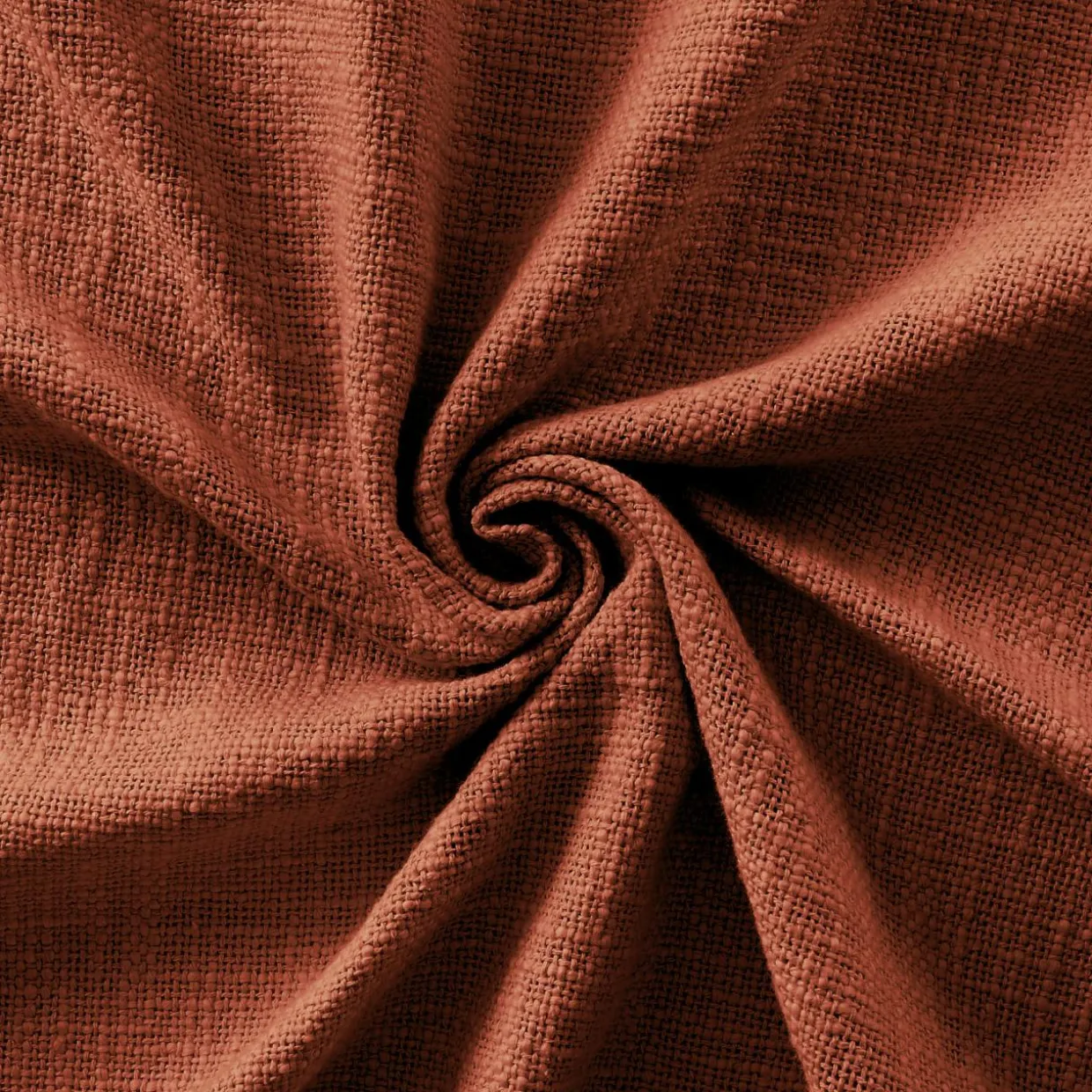 Coussin carré coton (45 x 45 cm) Sixtine Terracotta