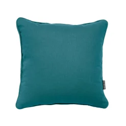 Coussin carré coton (40 x 40 cm) Pixel Bleu canard