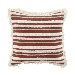 Coussin carré coton (40 x 40 cm) Atlas Terracotta