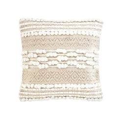 Coussin carré coton (40 x 40 cm) Blanca Beige