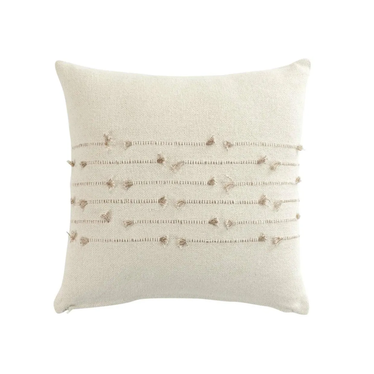 Coussin carré coton (40 x 40 cm) Golden sunset Blanc