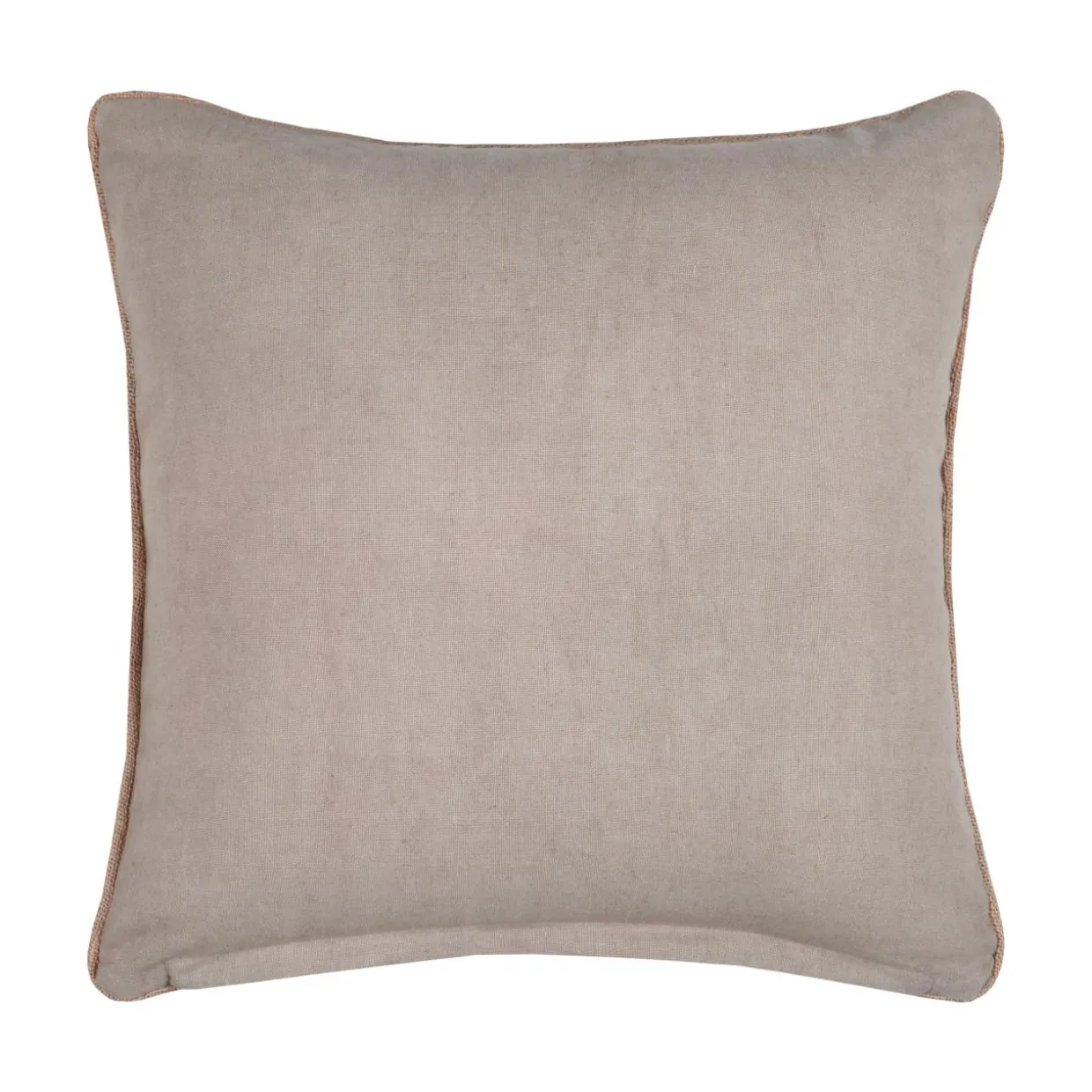 Coussin carré coton (45 x 45 cm) Oriana Ecru