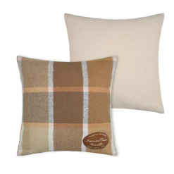 Coussin carré en coton (45 x 45 cm) Wildforest Camel