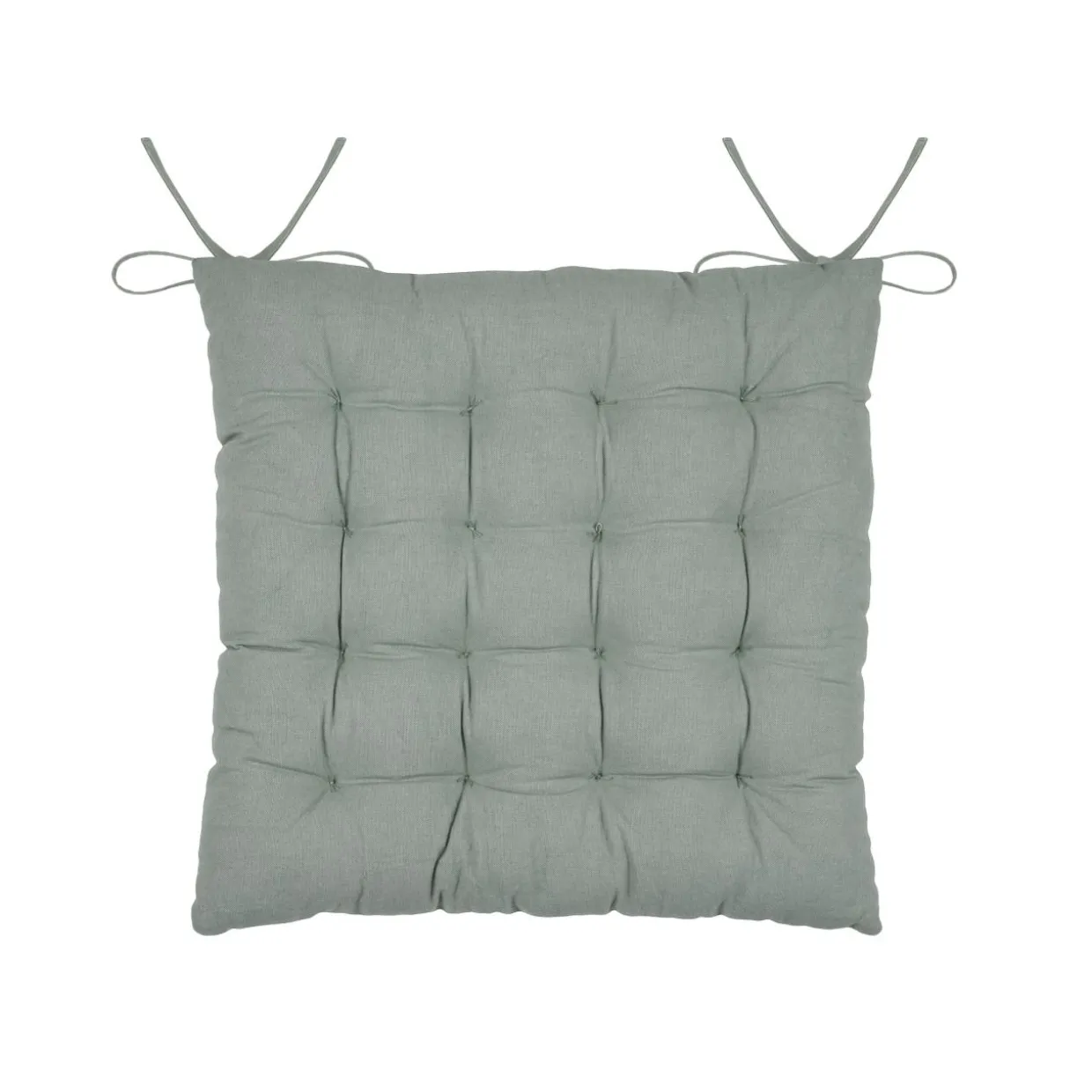 Coussin de chaise carré coton (38 x 38 cm) Yuki Beige
