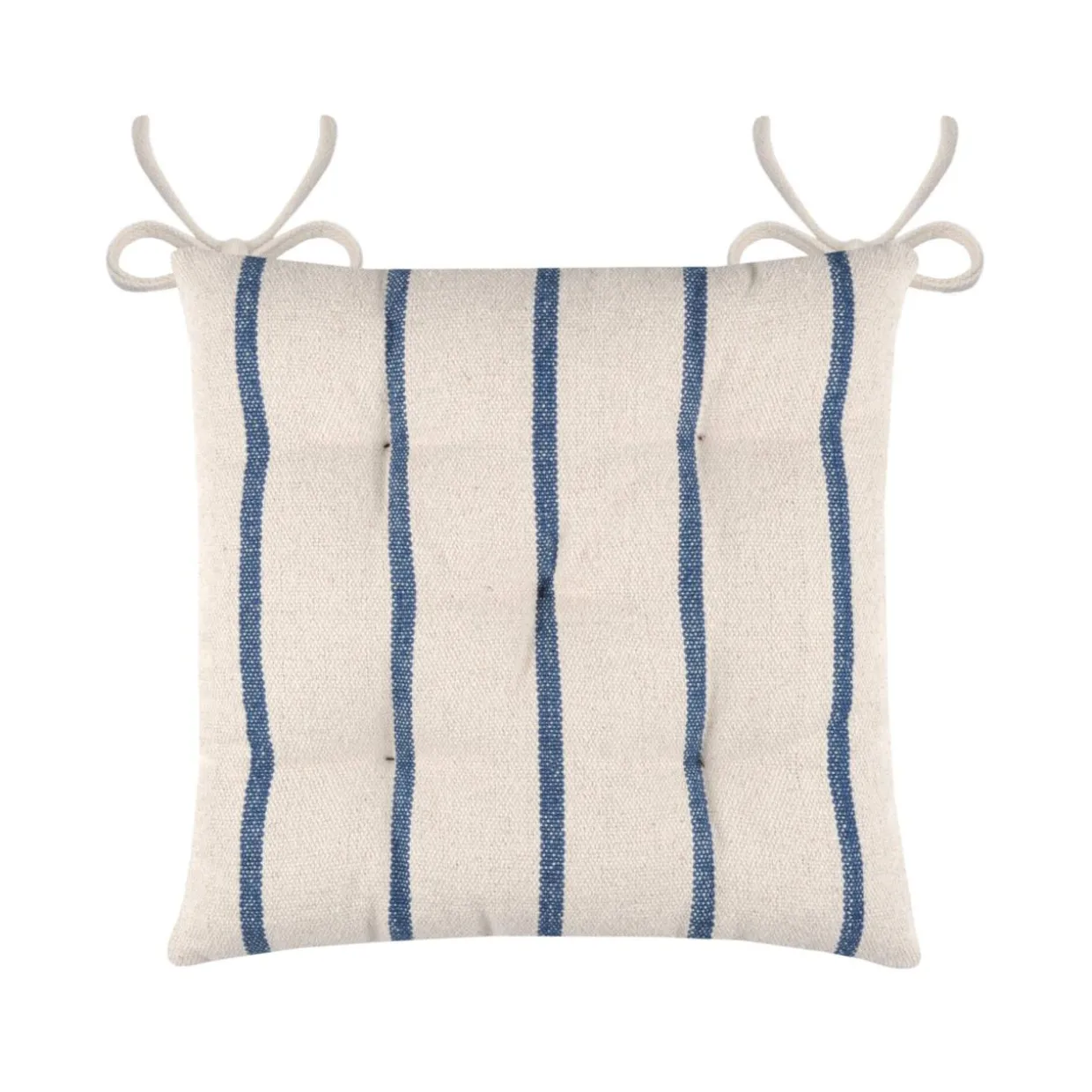 Coussin de chaise extérieur toile de coton (40 x 40 cm) Ocealys Bleu marine