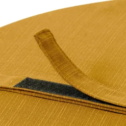 Coussin de chaise extérieur rond (40 cm) Sunset Jaune moutarde