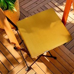 Coussin de chaise extérieur carré (40 x 40 cm) Sunset Jaune moutarde