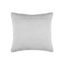 Coussin de Noël brodé (45 x 45 cm) Vœux Merry Christmas Naturel