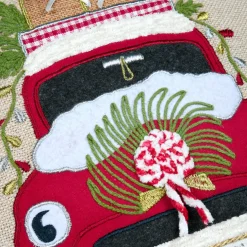 Coussin de Noël carré (45 x 45 cm) Gifted Écru