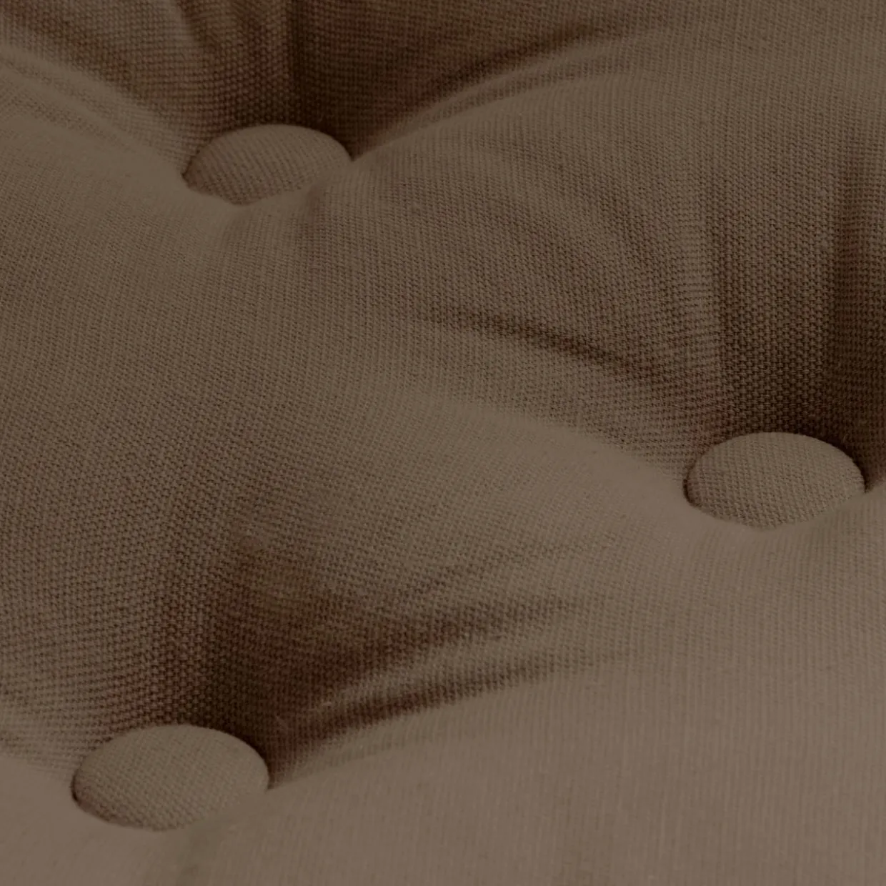 Coussin de sol coton (60 x 60 cm) Pixel Taupe