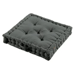 Coussin de sol coton (60 x 60 cm) Pixel Gris anthracite
