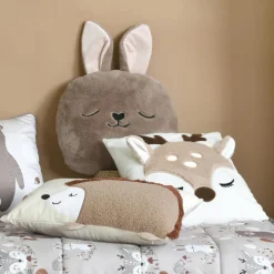 Coussin enfant rectangulaire (30 x 50 cm) Gabin Taupe