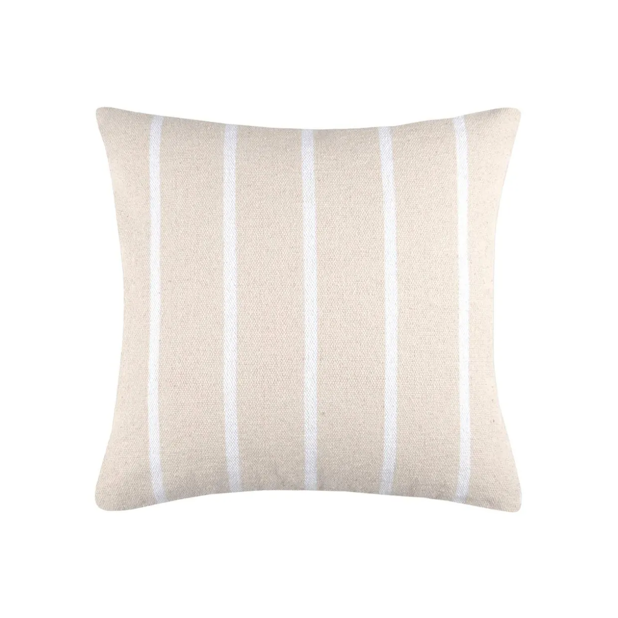 Coussin extérieur carré toile de coton (50 x 50 cm) Ocealys Blanc