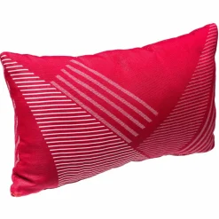 Coussin extérieur rectangulaire (30 x 50 cm) Jacquard Rouge grenade