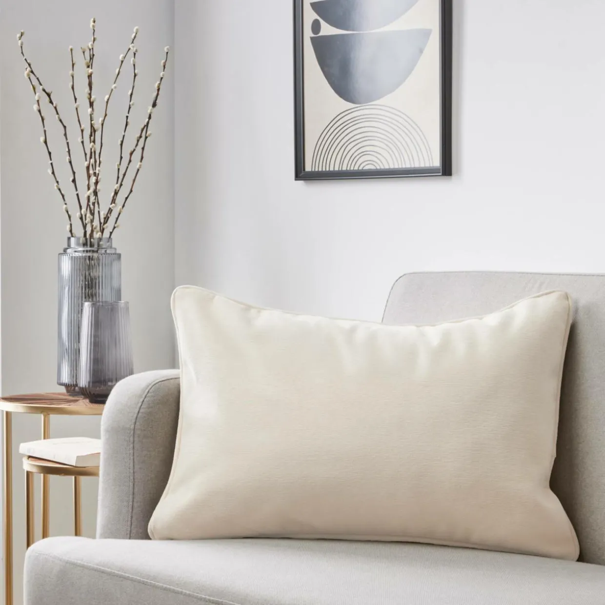Coussin Rectangulaire (40 x 60 cm) Minuit Beige Sable