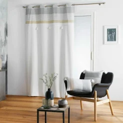 Coussin rectangulaire coton (30 x 50 cm) Iliade Blanc