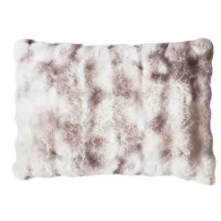 Coussin rectangulaire fausse fourrure (50 x 80 cm) Toronto Taupe