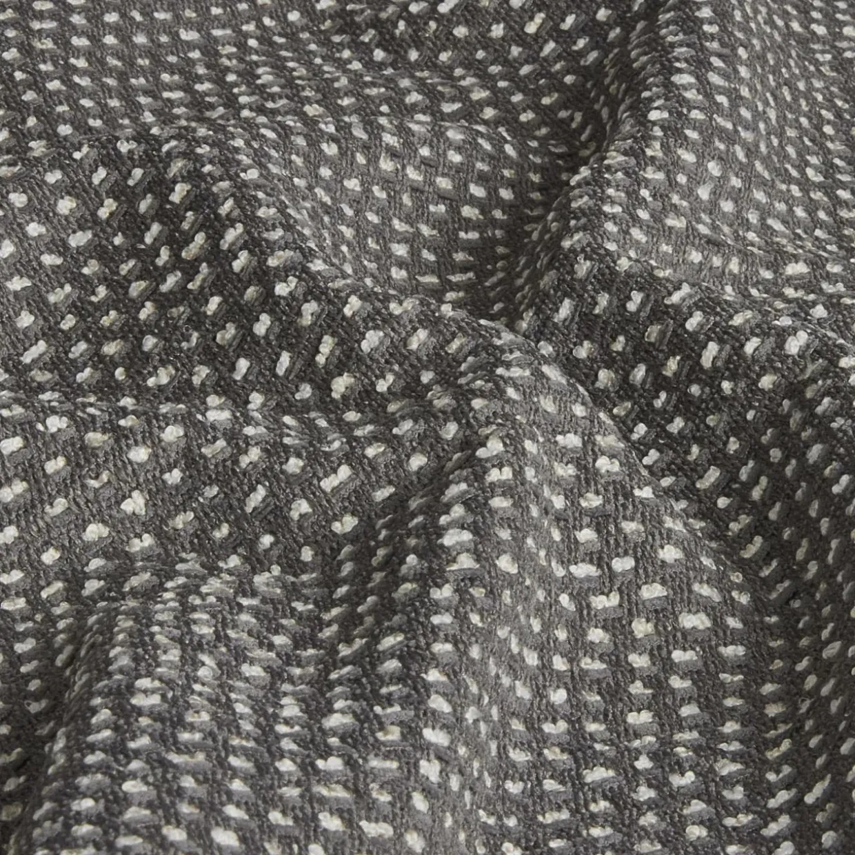 Coussin rectangulaire tissé (40 x 60 cm) Oscar Gris anthracite