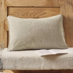 Coussin rectangulaire tissé (40 x 60 cm) Magnus Ecru