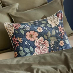 Coussin rectangulaire velours (40 x 60 cm) Dolores Rose