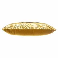 Coussin rectangulaire velours (30 x 50 cm) Or Tropic Jaune ocre