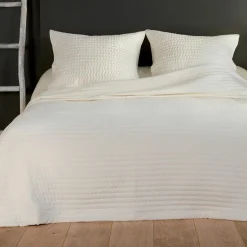 Couvre-lit et taies d'oreiller (230 x 250 cm) Riviera Beige