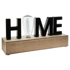 Décoration lettres lumineuses LED Home Noir